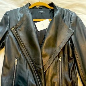 Theory NWT leather jacket